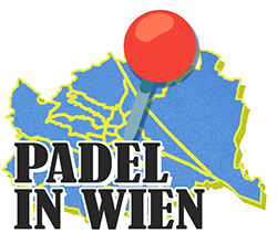 Padel in Wien: Karte mit Standortnadel
